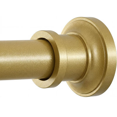 24-50 Inch Bronze No-Drill Spring Tension Rod for Windows & Shower Curtain