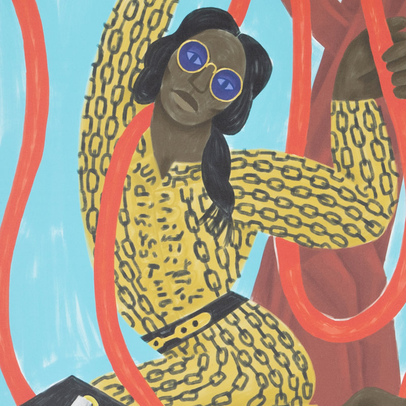 Barbara Chase-Riboud Painting by Cedric Pierre-Bez