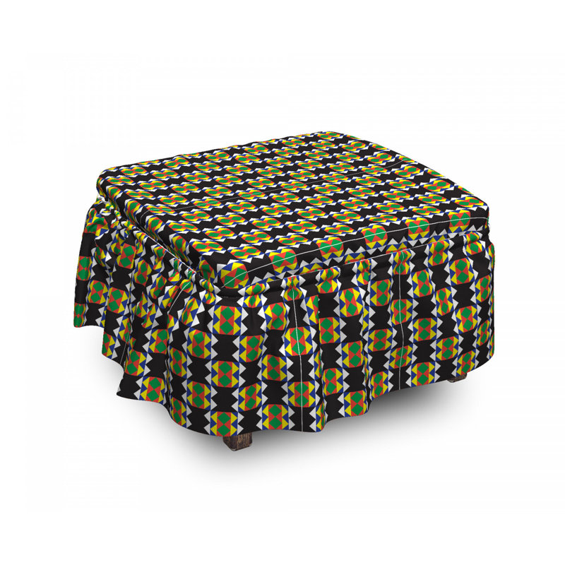 Housse pour repose-pieds funky zoulou