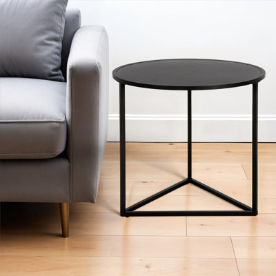 Steel Tray Top End Table