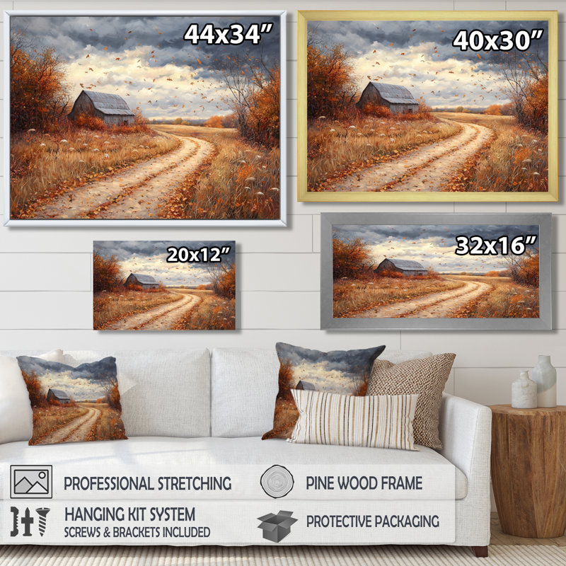Dreshertown - Floral Large Wall Art, Single Picture Framed Print, Black, 12" H x 20" W