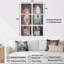 «Pink Arc De Triomphe Windows View - Paris», ensemble d'art mural sur toile-668613901-668613890