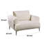 Chaise d'appoint Batty, dossier ajustable attaché-112302896