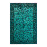 Overyed One-of-a-Kind Rectangle 6'1" X 9'2" Hand Knotted Area Rug