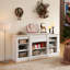 Console multimédia avec grande armoire de rangement