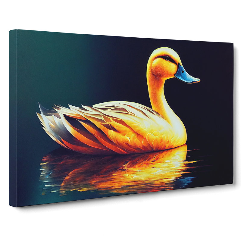 Legendary Duck - Wrapped Canvas, 35cm H x 50cm W x 3cm D