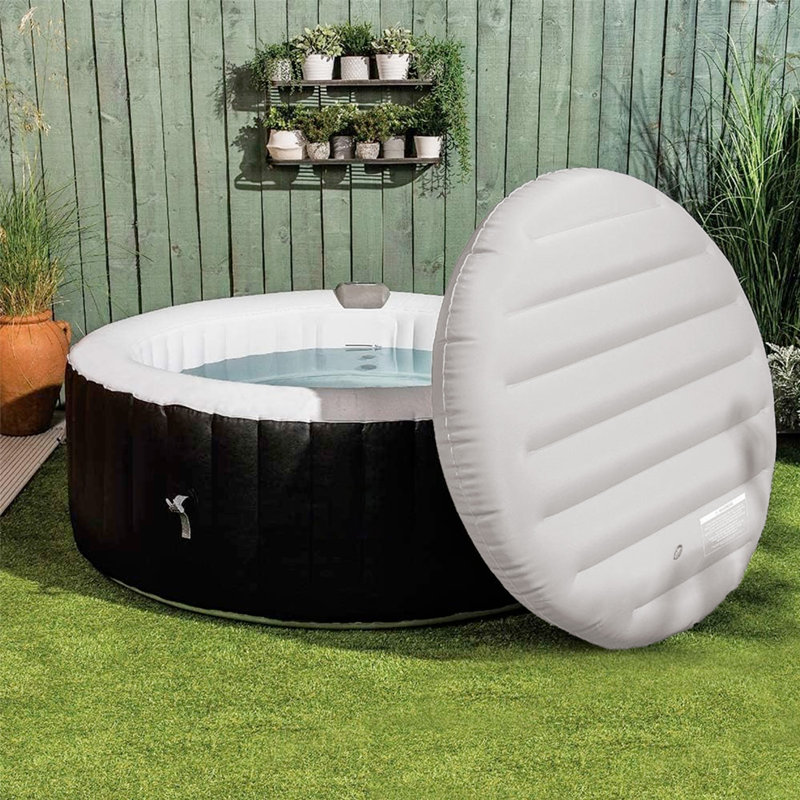 3-Piece Inflatable Hot Tub Cec Insulation Cover Set ,Suit For Round Inflatable Spa, Outdoor Spa Inflatable Cover Square Top Lid ,Insulation Cover,Hot Tub Mat