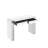  47 inch Rectangle Crystal Vanity Table in Clear Mirror Finish