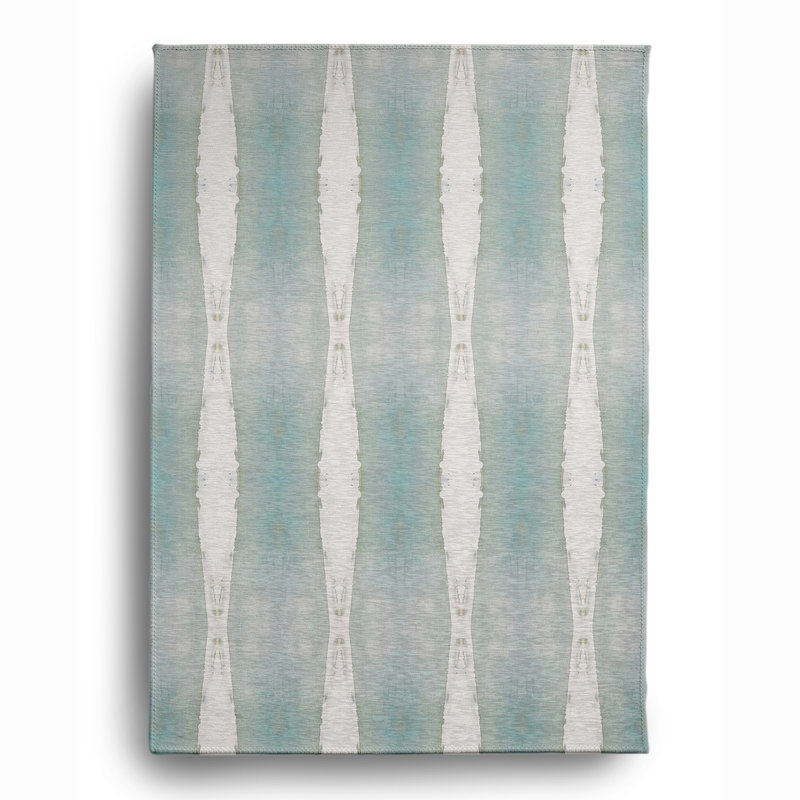 Chenille Geometric Indoor Rug, Rectangle 5' x 7'