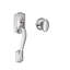 Camelot Lower Half Handleset with Siena Door Knob (Deadbolt Sold Separately)-59673990-22334569