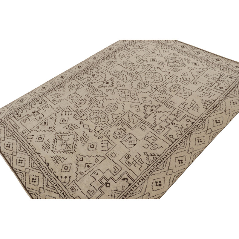 Moroccan Handmade Kilim Wool Geometric Area Rug, Rectangle 10' x 14'