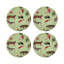 Sous-verres ronds en cuir Exotix-119015117