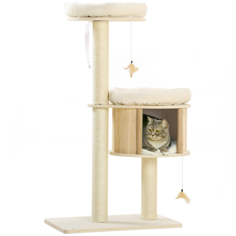Arbre à chat à 3 niveaux Pawhut