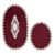 Rouge bordeaux / blanc est en rupture de stock