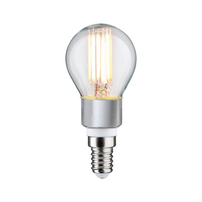 5W E14 dimmbare Retro-Glühlampe LED Kugel Leuchtmittel Klares Glas