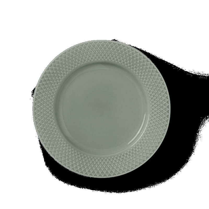 Rhombe Earth Porcelain Dinner Plate