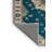 Machine Washable Overdyed Blue Area Rug-712747278