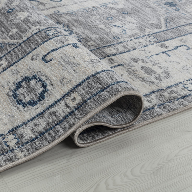 Heritage Geometric Indoor Rug, Rectangle 4' x 6'