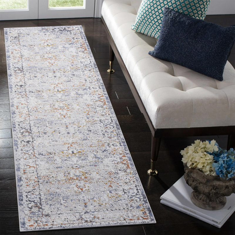 Traditional Anti-Shedding Stylish Stain Resistant Area Rugs, Runner 2'2" x 8'