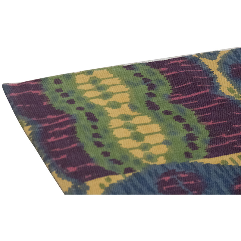Flatweave Wool Ikat Area Rug in Multi