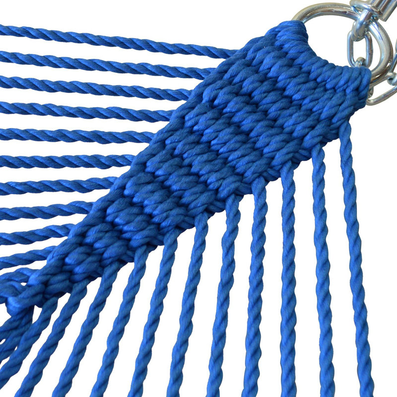 Hamac double à barre d'écartement Blanco, Bleu très foncé