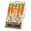 Drapeau Welcome Carot Bunnies, pour intérieur et extérieur, 70 x 47-2083536603