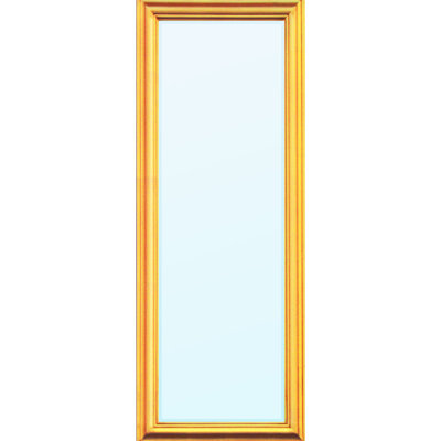 Wood Flat Wall Mirror