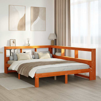 Solid Wood Storage Bed