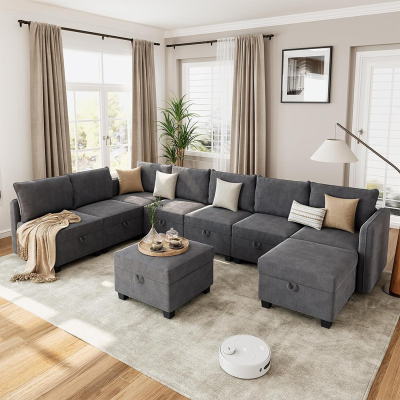 Canapé modulaire 3 pièces Jenaliz