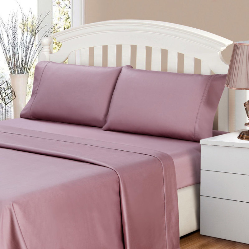 Ensemble de draps 100% coton 500 fils Robles, Double, Sureau