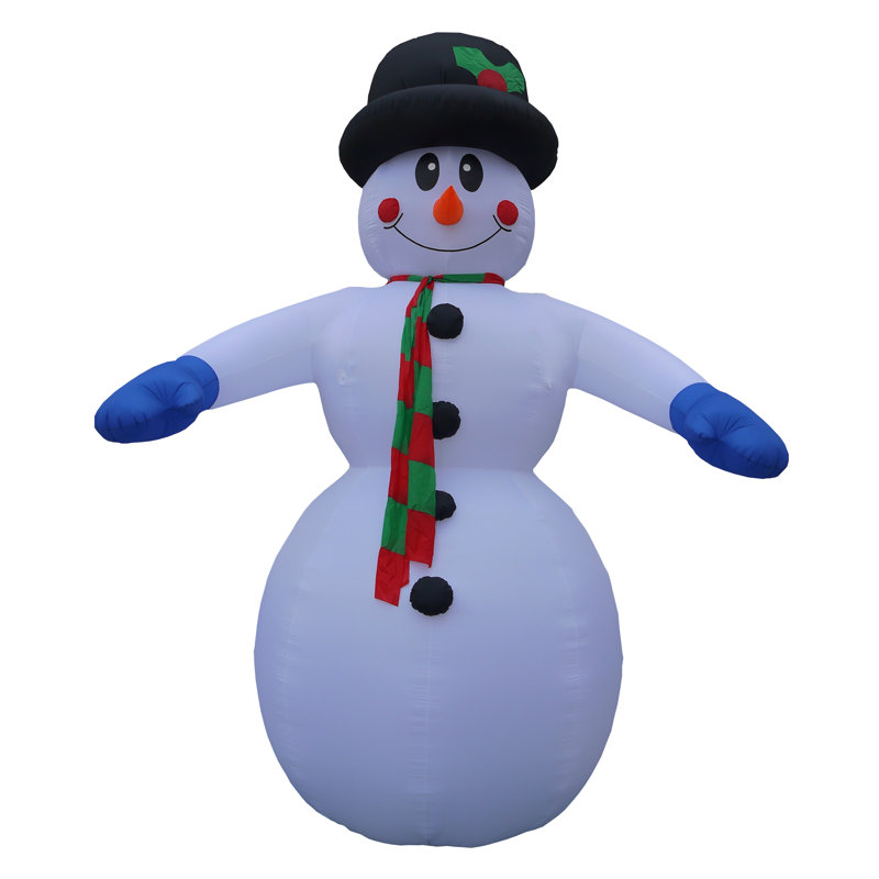 236" Tall Huge Christmas Inflatable Snowman Indoor / Outdoor Holiday Blow Up Yard Garden Decoration
