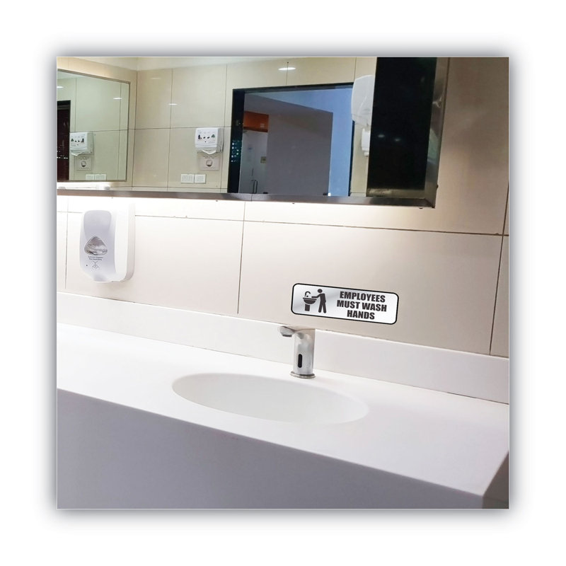 Employee Wash Hands Sign