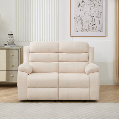 2 Seater Reclining Fabric Sofa
