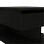 Table basse à plateau relevable H 15,3 po Babel, roulettes, une tablette, noir, salon