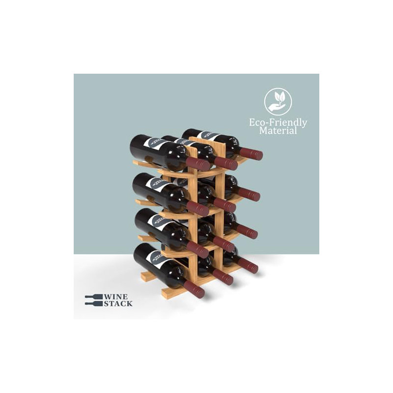 Support à vin à 4 niveaux pour 4 bouteilles Wine Stack