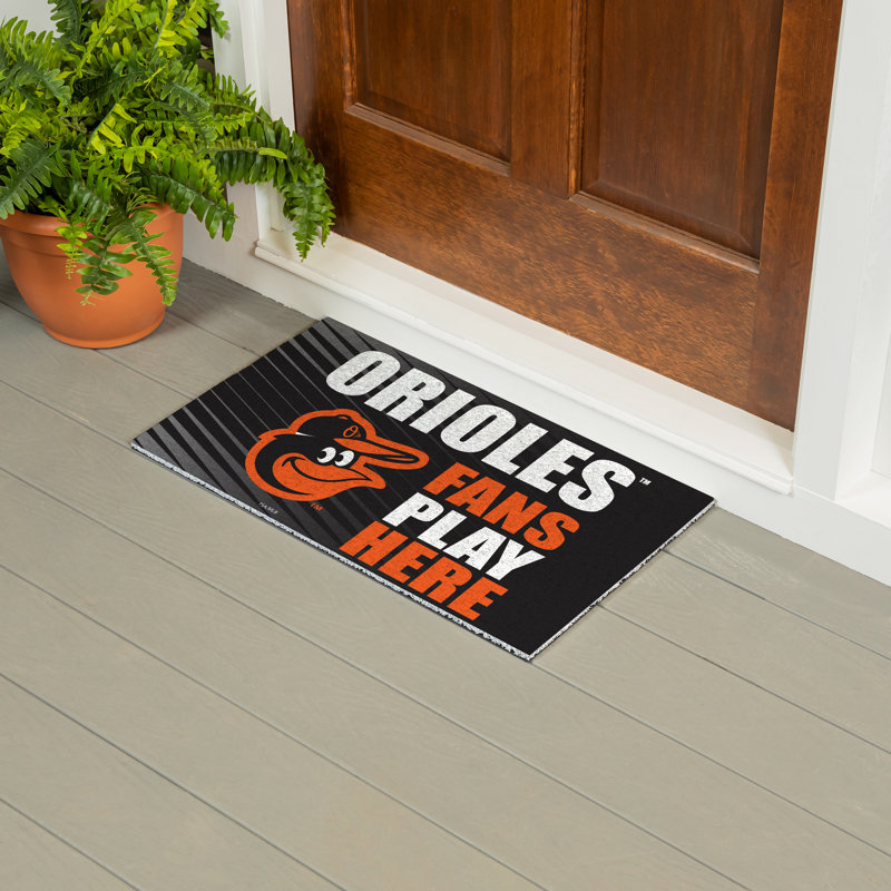 Baltimore Orioles Fan PVC Mat, 28"x16"