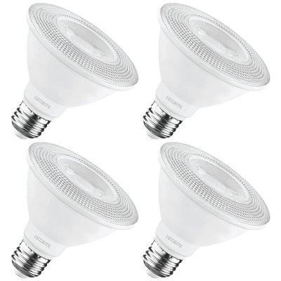 75 Watt Equivalent PAR30 E26/Medium (Standard) Dimmable LED Bulb -  Luxrite, LR31610-4PK