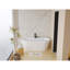Baignoire autoportante 59 po en acrylique, baignoire autoportante, acrylique blanc brillant, bonde chromée Toe-Tap, certification Cupc-119338720