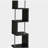 Black Chrome 4-tier Shelf