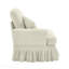 Canapé Lsf Chenille avec 1 coussin - blanc beige-356747173-356747175