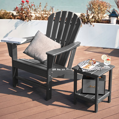 Chaise Adirondack en plastique Alvertia