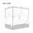 Outdoor Sun Bed With Curtain And Adjustable Backrest-1546612935