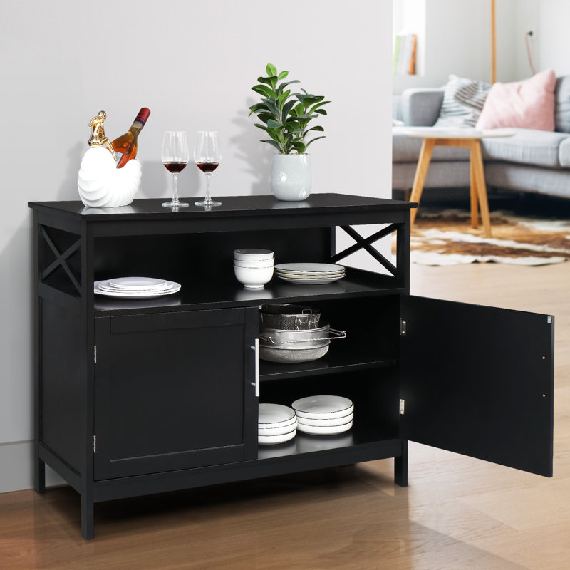 39.4'' Sideboard, Black