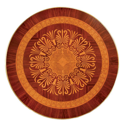 Rosewood Solid Wood Pedestal Dining Table