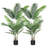Adcock 2 - Piece Artificial Palm Tree in Pot Set, Faux Plant-753541835