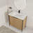 36'' Single Bathroom Vanity with Resin Top