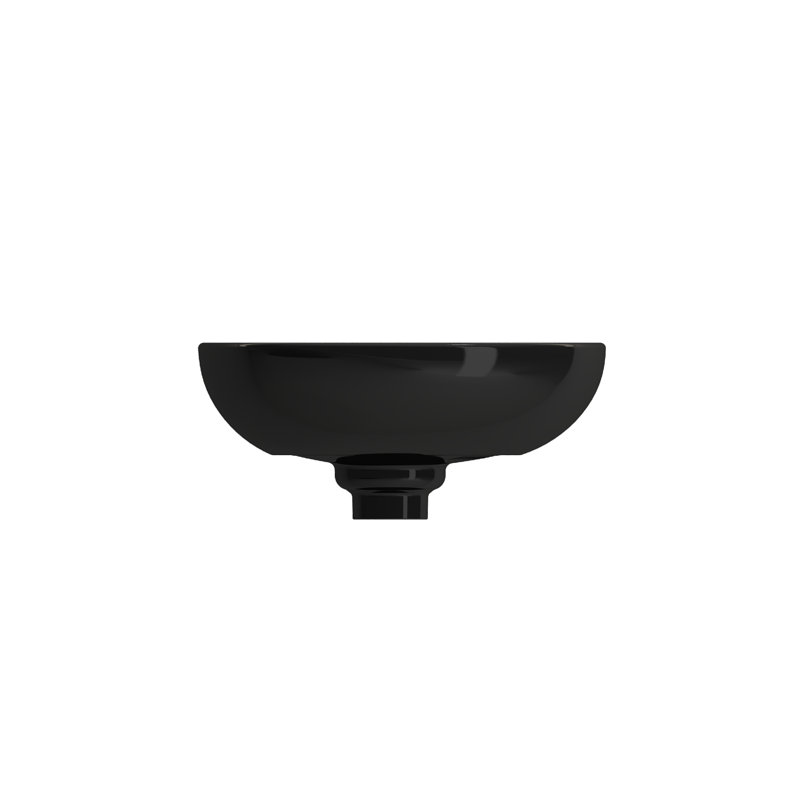 Etna 22.8'' L Bathroom Sink, Black