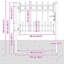 130 cm W Gate Fencing