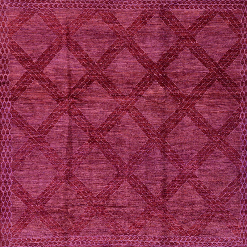 Tapis multicolore Berlie, Carré 8 pi