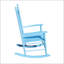 Chaise berçante en bois-843925779